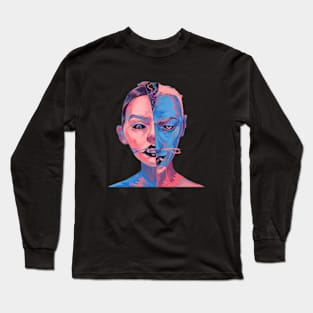 Two Face Long Sleeve T-Shirt